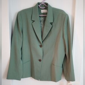 Alfred Dunner Sage Green Blazer Size 16
